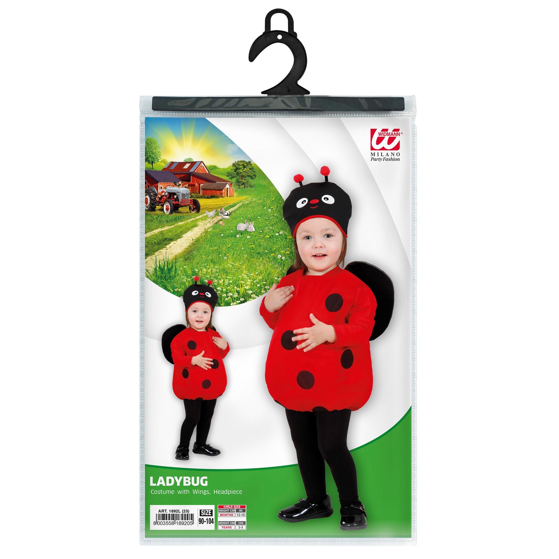 "PUFFY MARIENKÄFER" (Kostüm mit Flügeln, Kopfbedeckung) – Ansicht 3