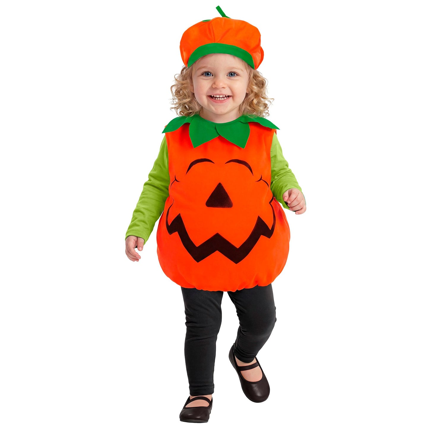 "PUFFY PUMPKIN" (Kostüm, Kopfbedeckung) – Vorderansicht