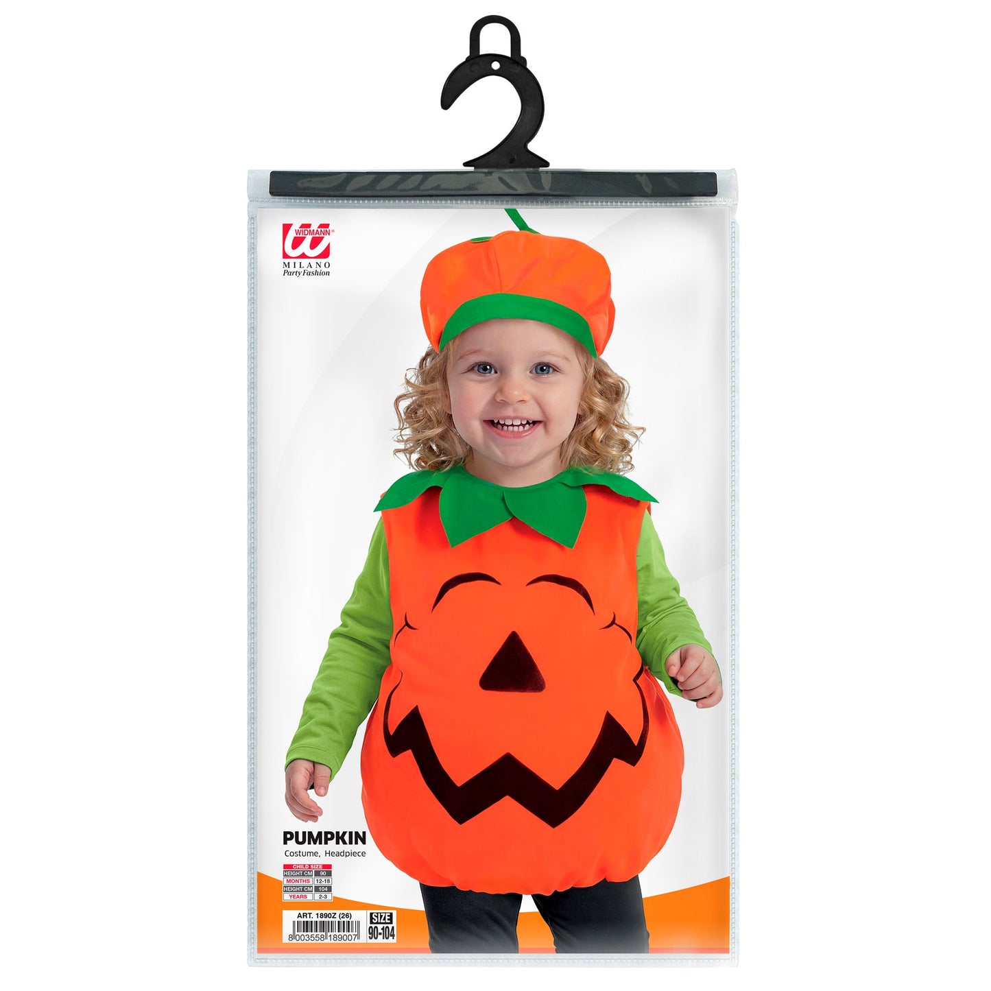 "PUFFY PUMPKIN" (Kostüm, Kopfbedeckung) – Detailansicht