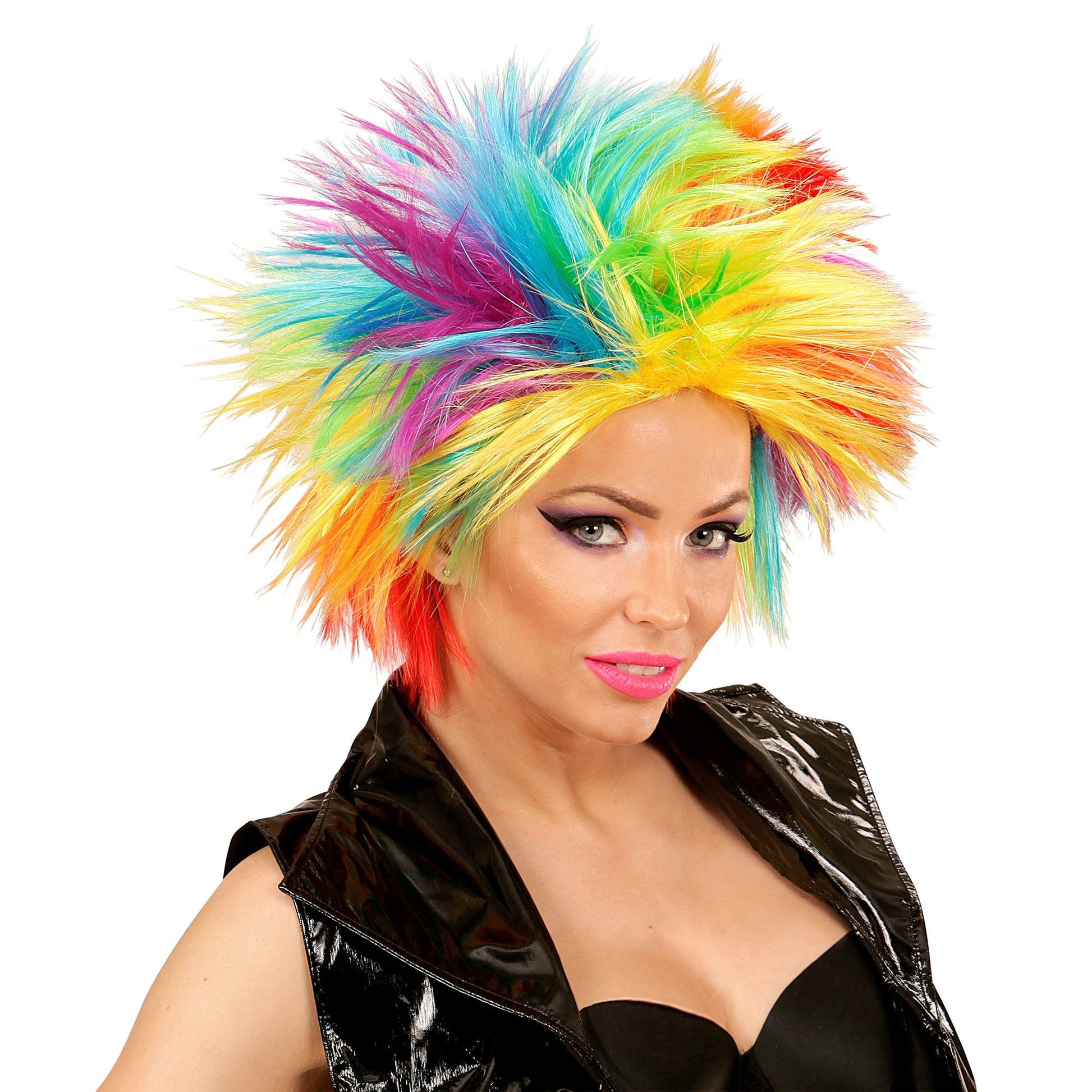 "PUNK PERÜCKE REGENBOGEN" in Box – Ansicht 4