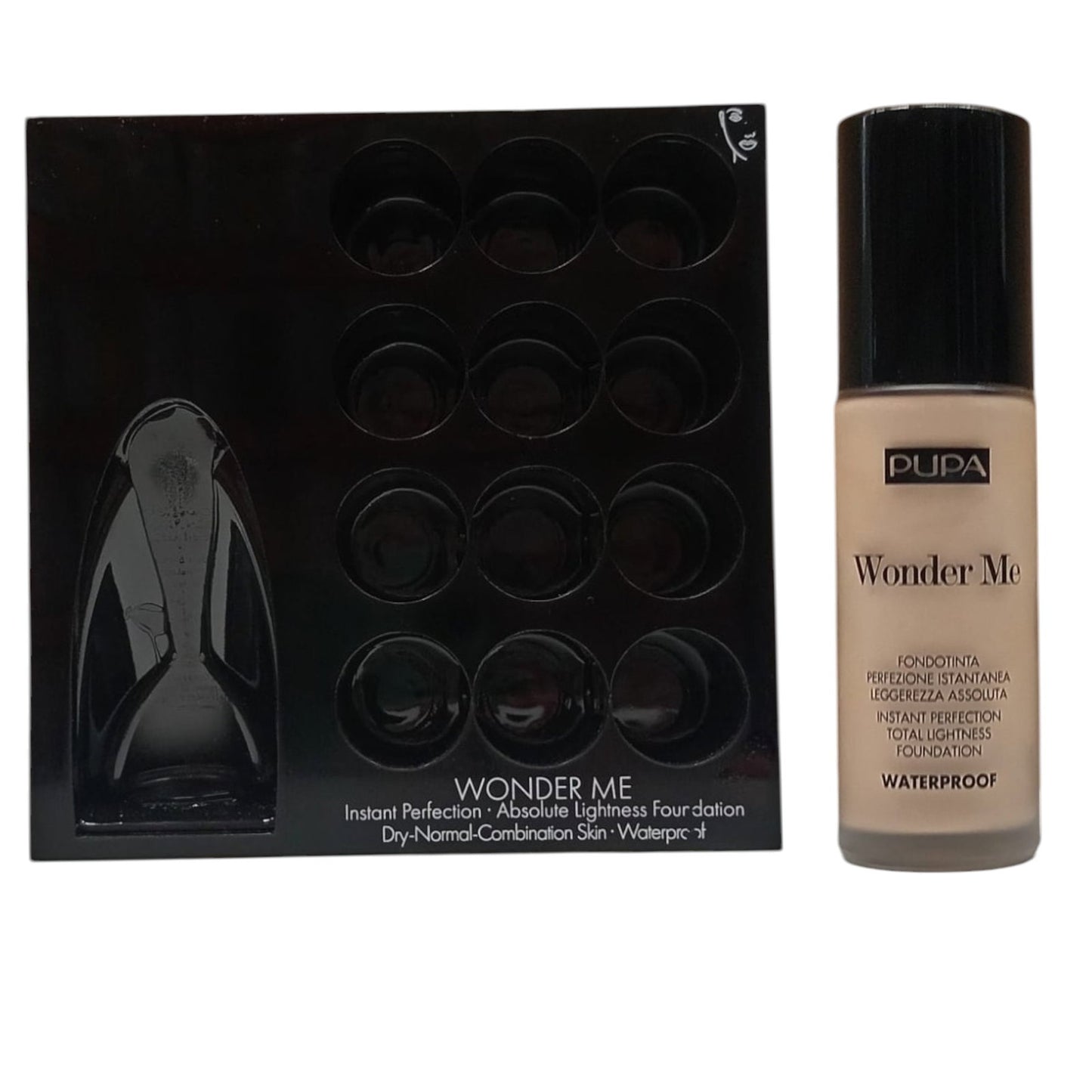 Pupa, Wonder Me, Leere Make-up-Anzeige, Schwarz