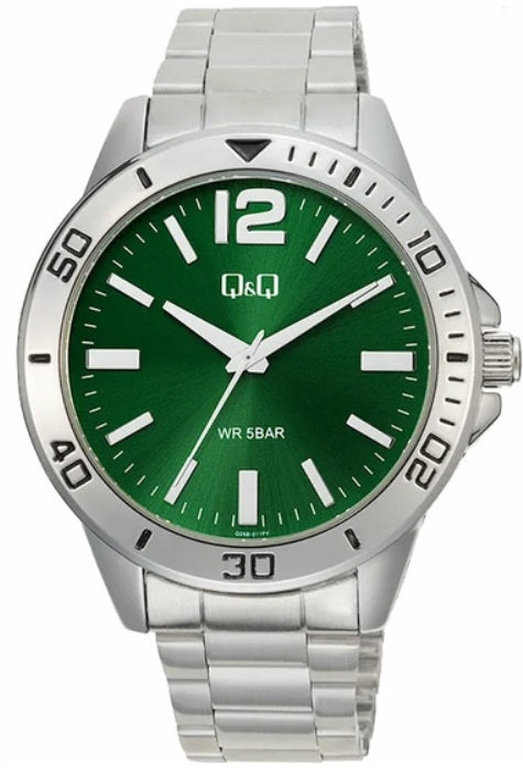 Q&Q GENT DIVER ONLY TIME Q28B-011PY Only Time Armbanduhr 44 mm