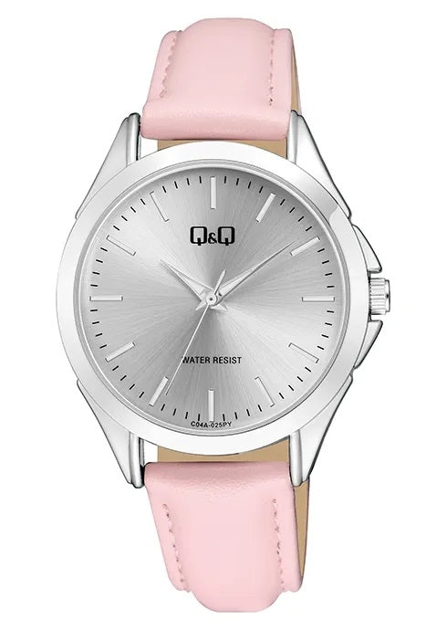 Q&Q LADY ONLY TIME C04A-025PY Only Time Armbanduhr 38 mm