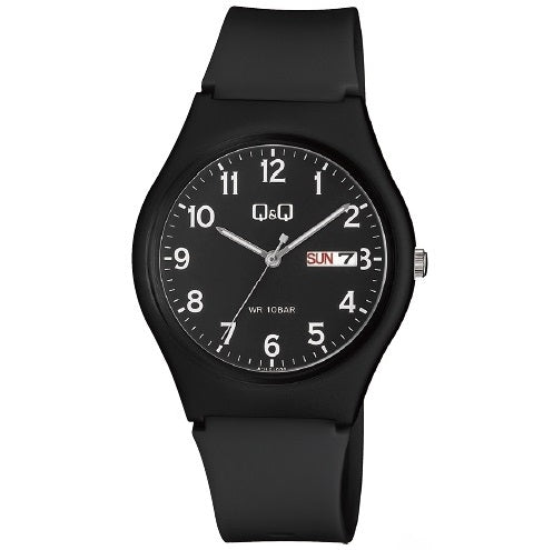 Q&Q Mod. GENT DAY & DATE A212J004Y Day & Date Armbanduhr 38 mm