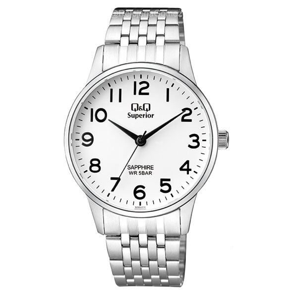 Q&Q SUPERIOR S280J214Y Only Time Armbanduhr 40 mm