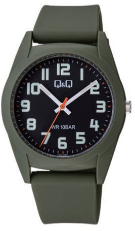 Q&Q V13AJ005Y Only Time Armbanduhr 40 mm