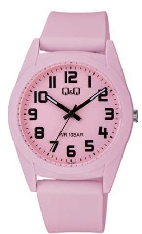Q&Q V13AJ006Y Only Time Armbanduhr 40 mm