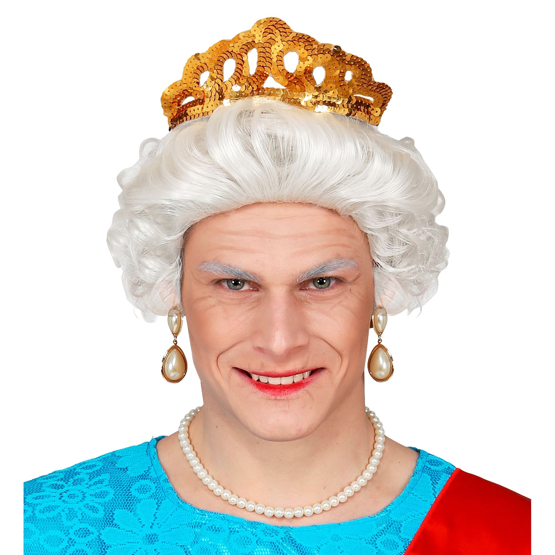 "QUEEN PERÜCKE" in Box – Vorderansicht