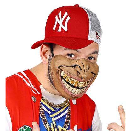 "RAPPER HALBMASKE FÜR DAS UNTERE GESICHT" – Detailansicht