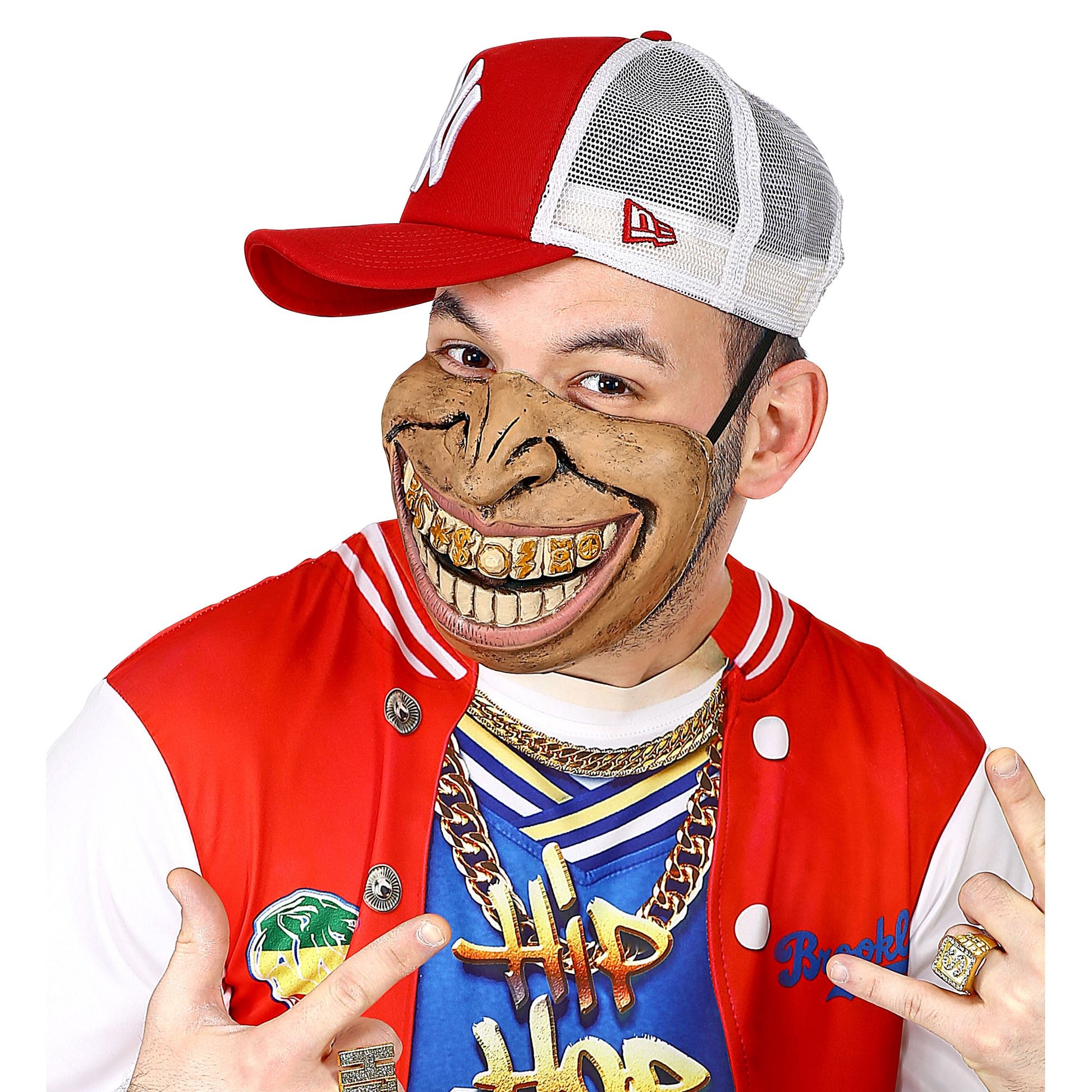 "RAPPER HALBMASKE FÜR DAS UNTERE GESICHT" – Ansicht 3