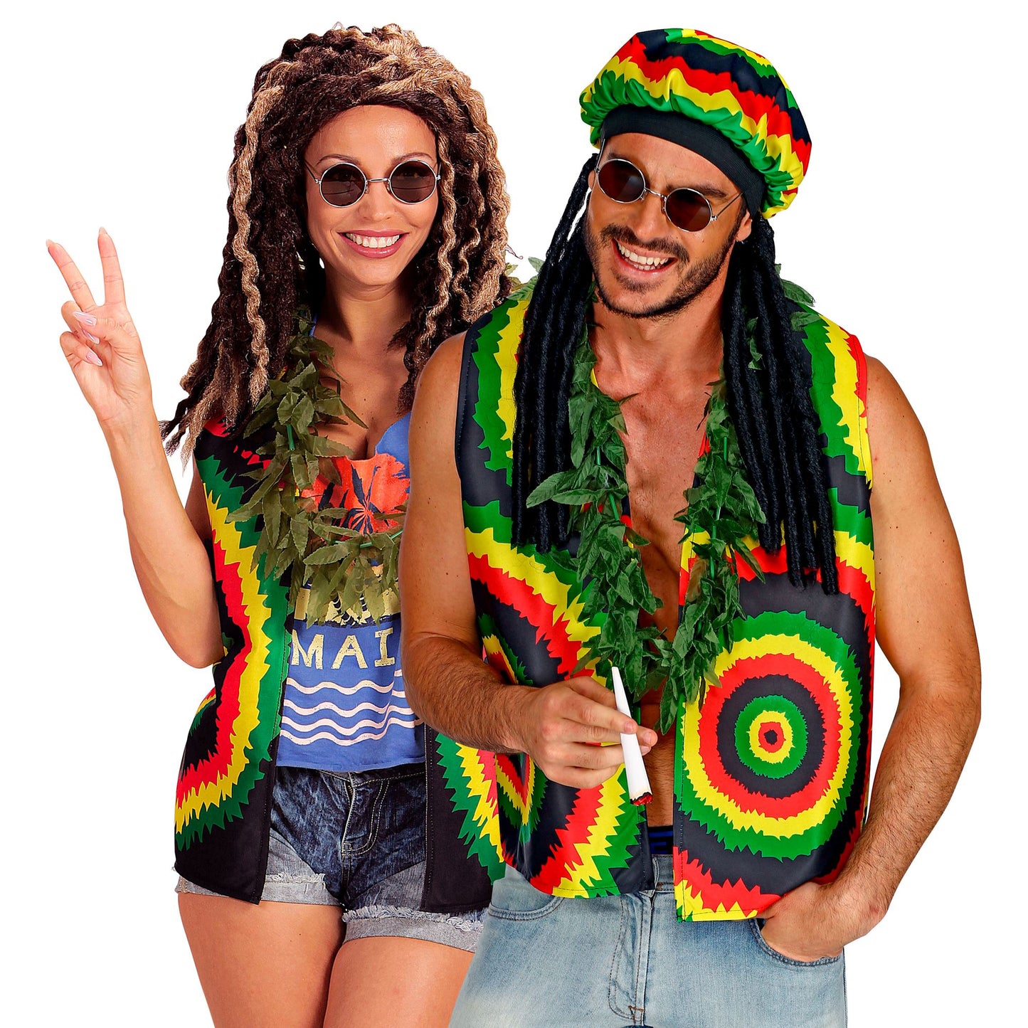 "RASTAFARIAN" (Weste) – Vorderansicht