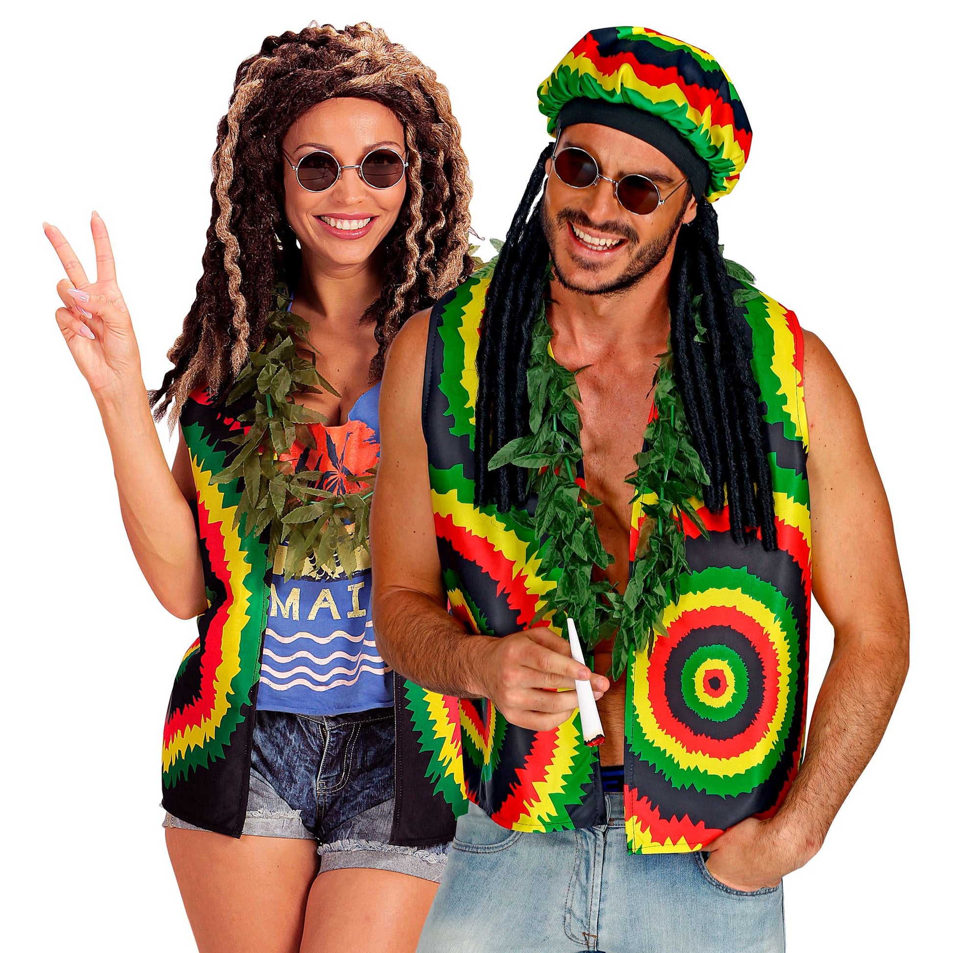 "RASTAFARIAN" (Weste) – Vorderansicht