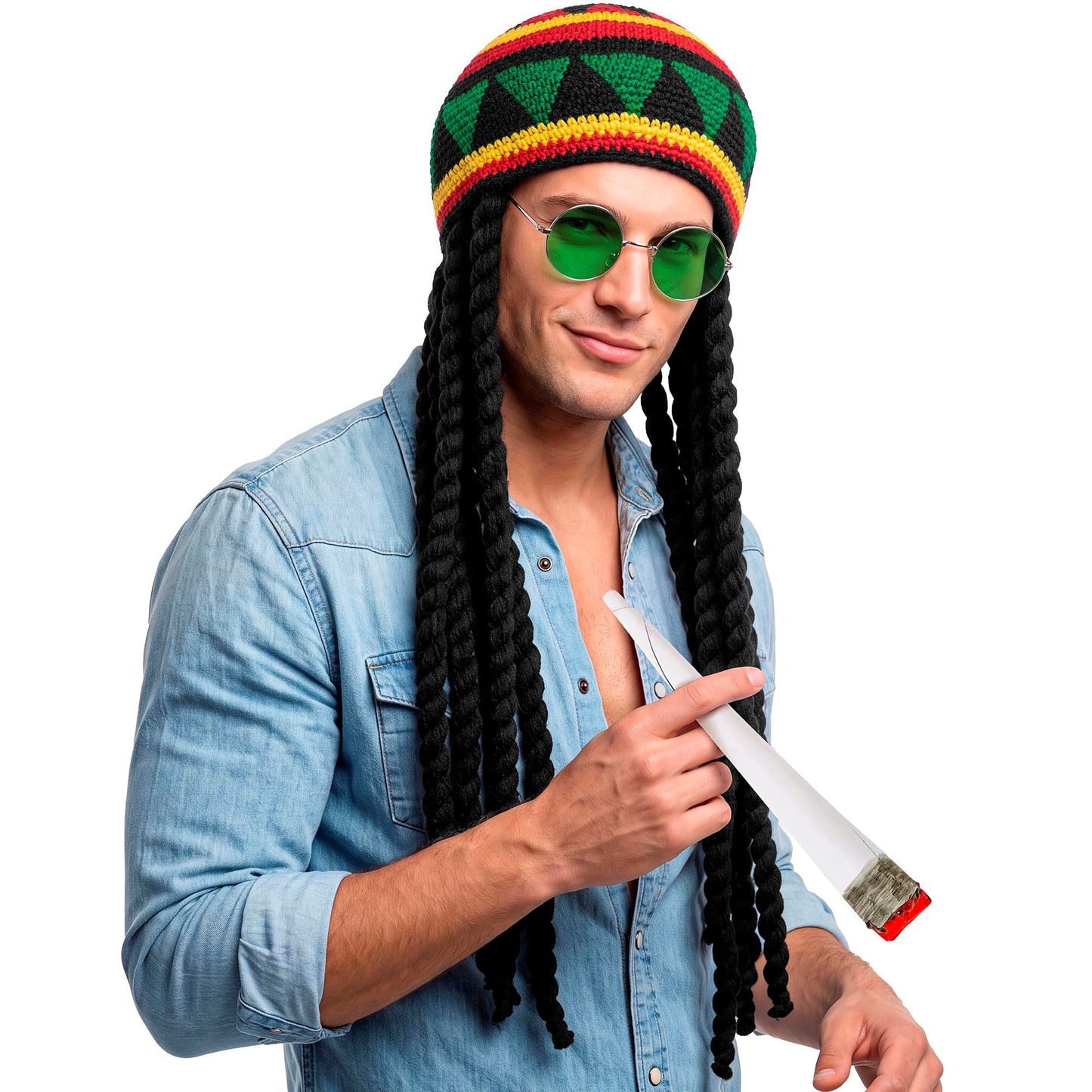 "RASTAHUT MIT EXTRA LANGEN DREADLOCKS" – Ansicht 3