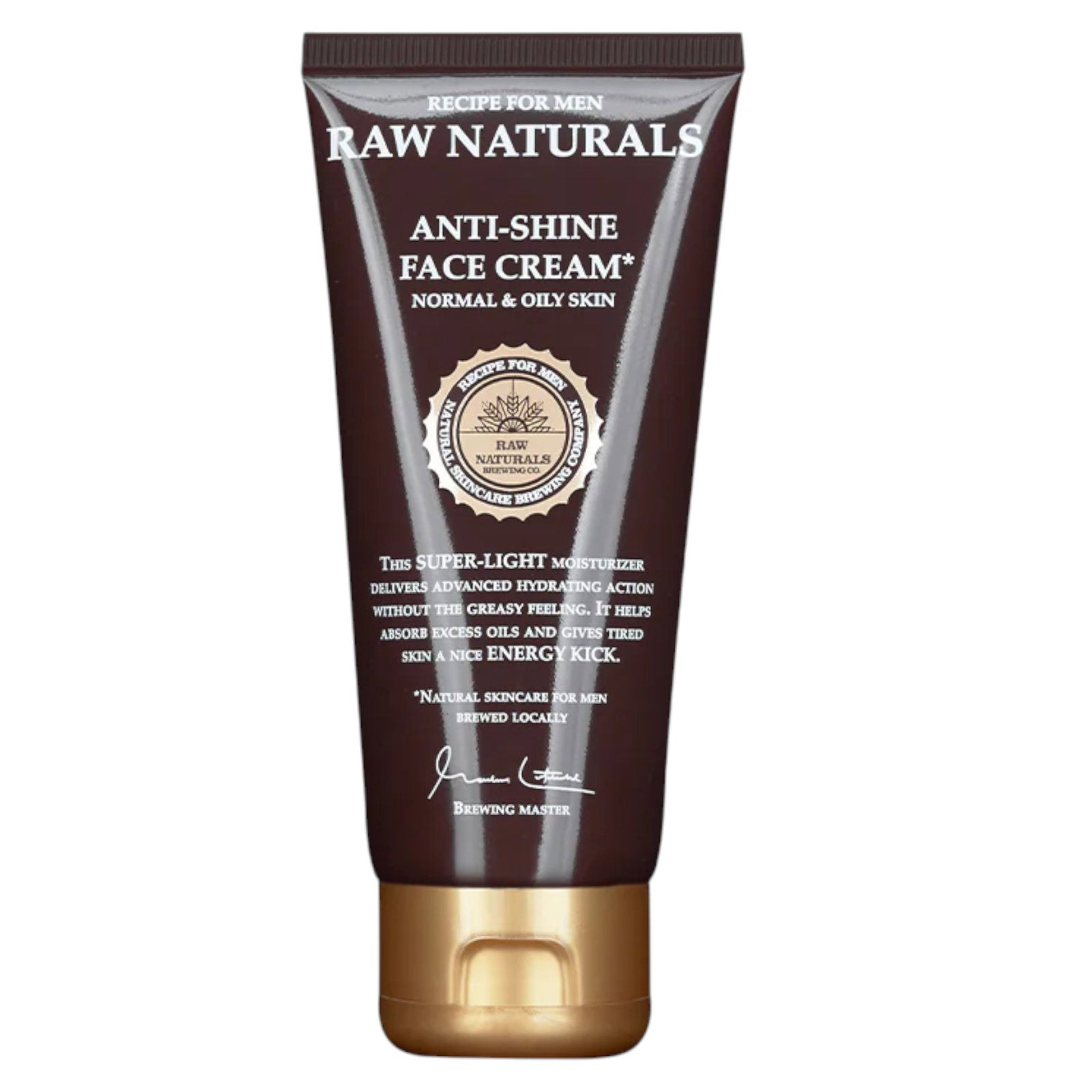 Raw Naturals Raw Naturals, Anti-Shine, 100% vegan, Hydratisierend, Sahne, Für das Gesicht, 100 ml Regular