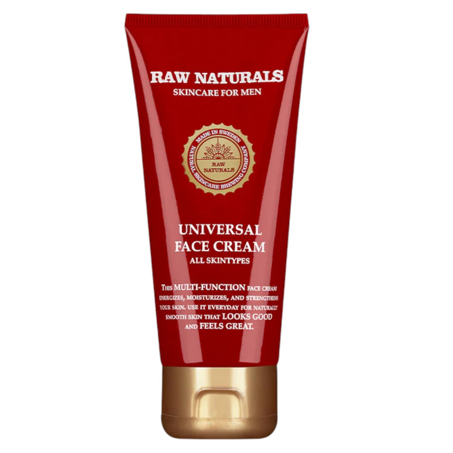 Raw Naturals Raw Naturals, Universal Face Cream, 100% vegan, Feuchtigkeitsspendend, Sahne, Für das Gesicht, 100 ml Regular
