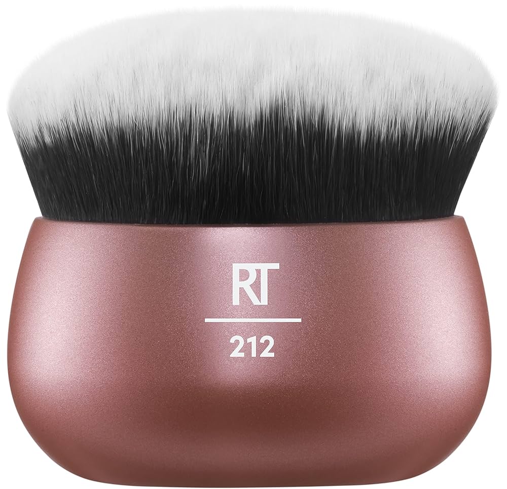 Real Techniques Real Techniques, Flawless Base, Mischen, Multifunktions-Gesichtsbürste, Honigbasierte Farbe Regular