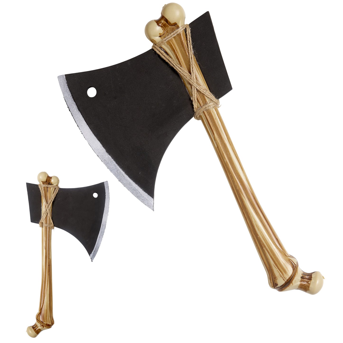 Realisitsch aussehende "KNOCHENAXT" - 36 cm – Vorderansicht