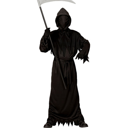 "REAPER" (Robe mit Kapuze Maske unsichtbares Gesicht, Gürtel) – Detailansicht
