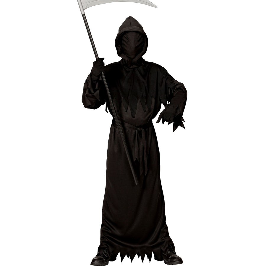 "REAPER" (Robe mit Kapuze Maske unsichtbares Gesicht, Gürtel) – Detailansicht