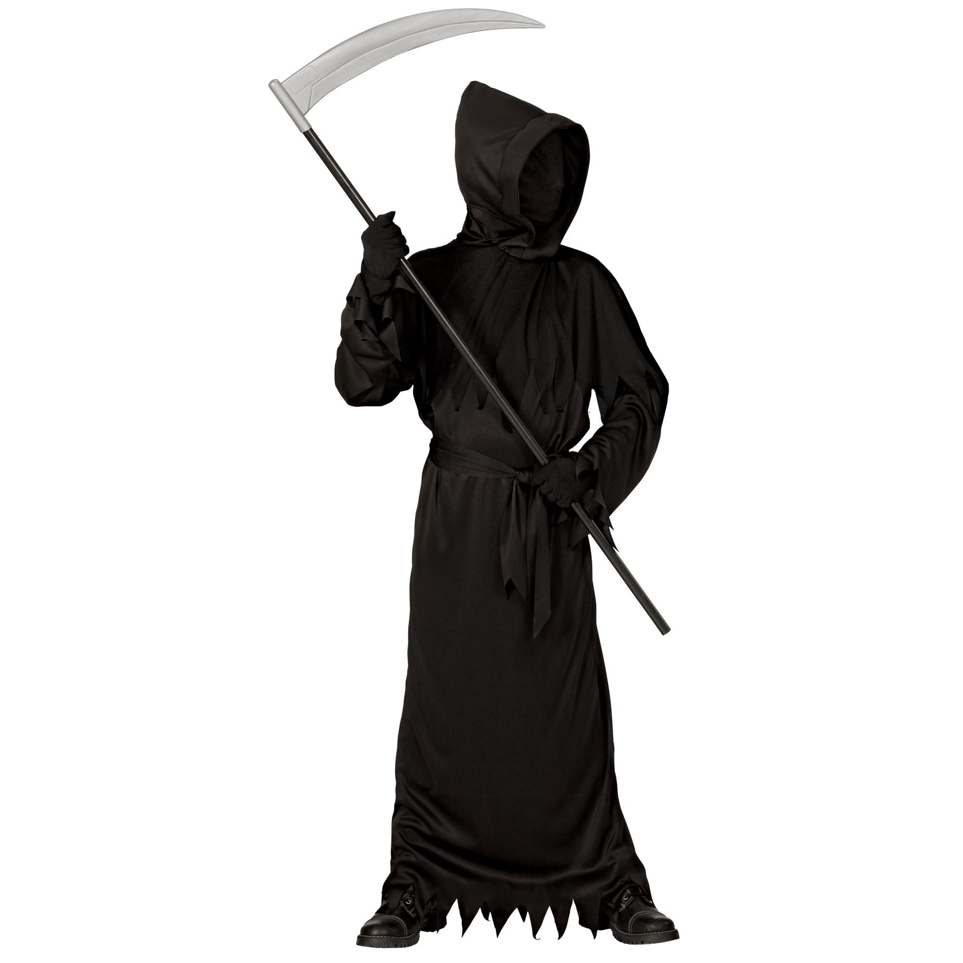 "REAPER" (Robe mit Kapuze Maske unsichtbares Gesicht, Gürtel) – Ansicht 3