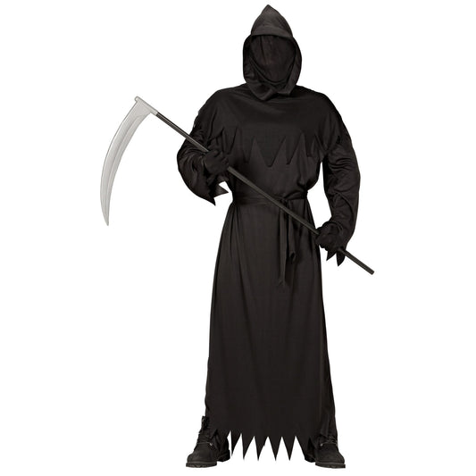 "REAPER" (Robe mit Kapuze und Maske unsichtbares Gesicht, Gürtel) – Vorderansicht