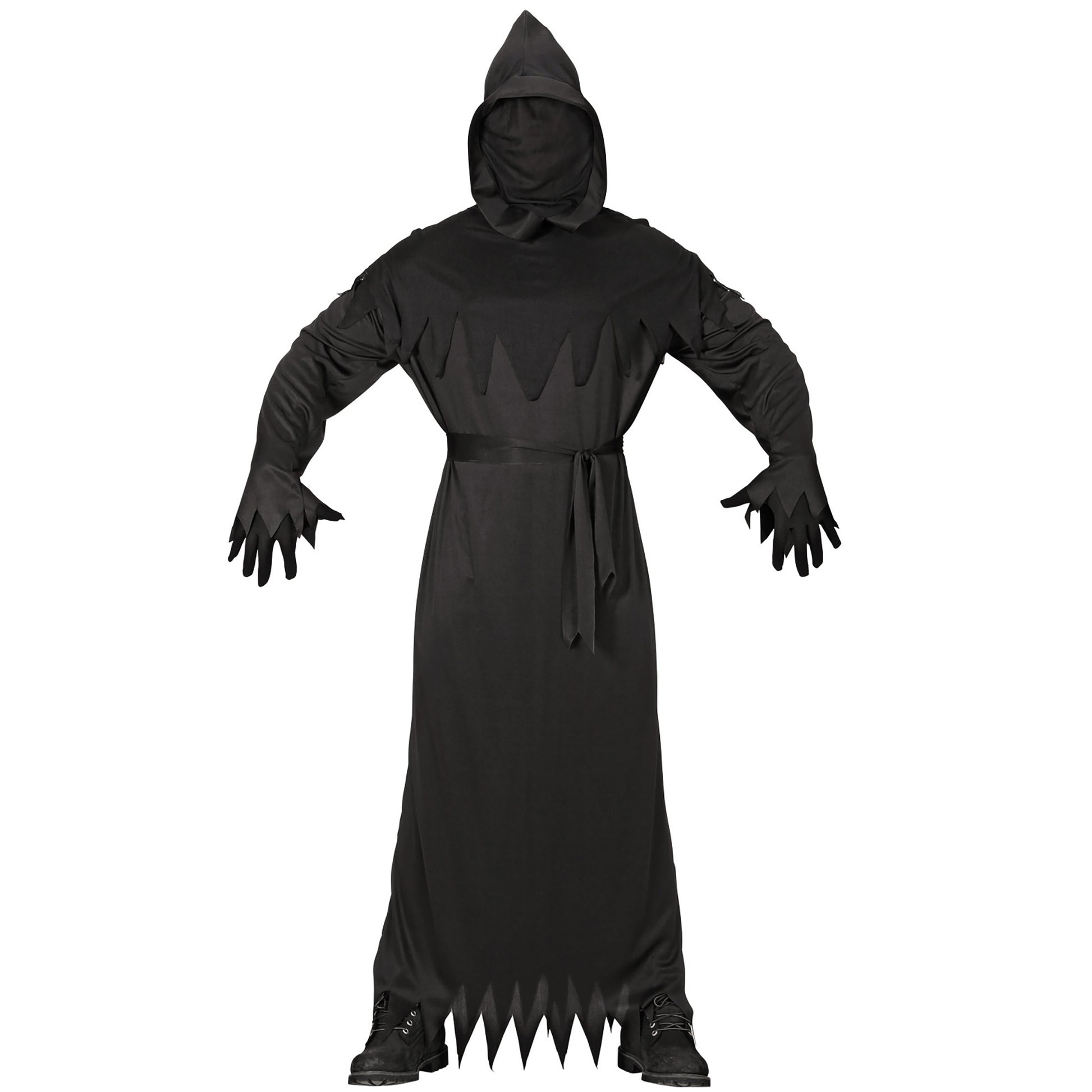 "REAPER" (Robe mit Kapuze und Maske unsichtbares Gesicht, Gürtel) – Detailansicht