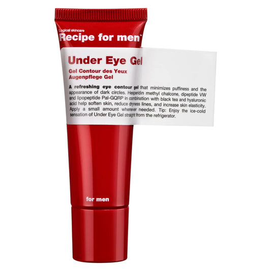 Recipe For Men Recipe For Men, Under Eye Gel, 100% vegan, Minimizes puffiness, Morgen und Abend, Augengel, 25 ml Regular
