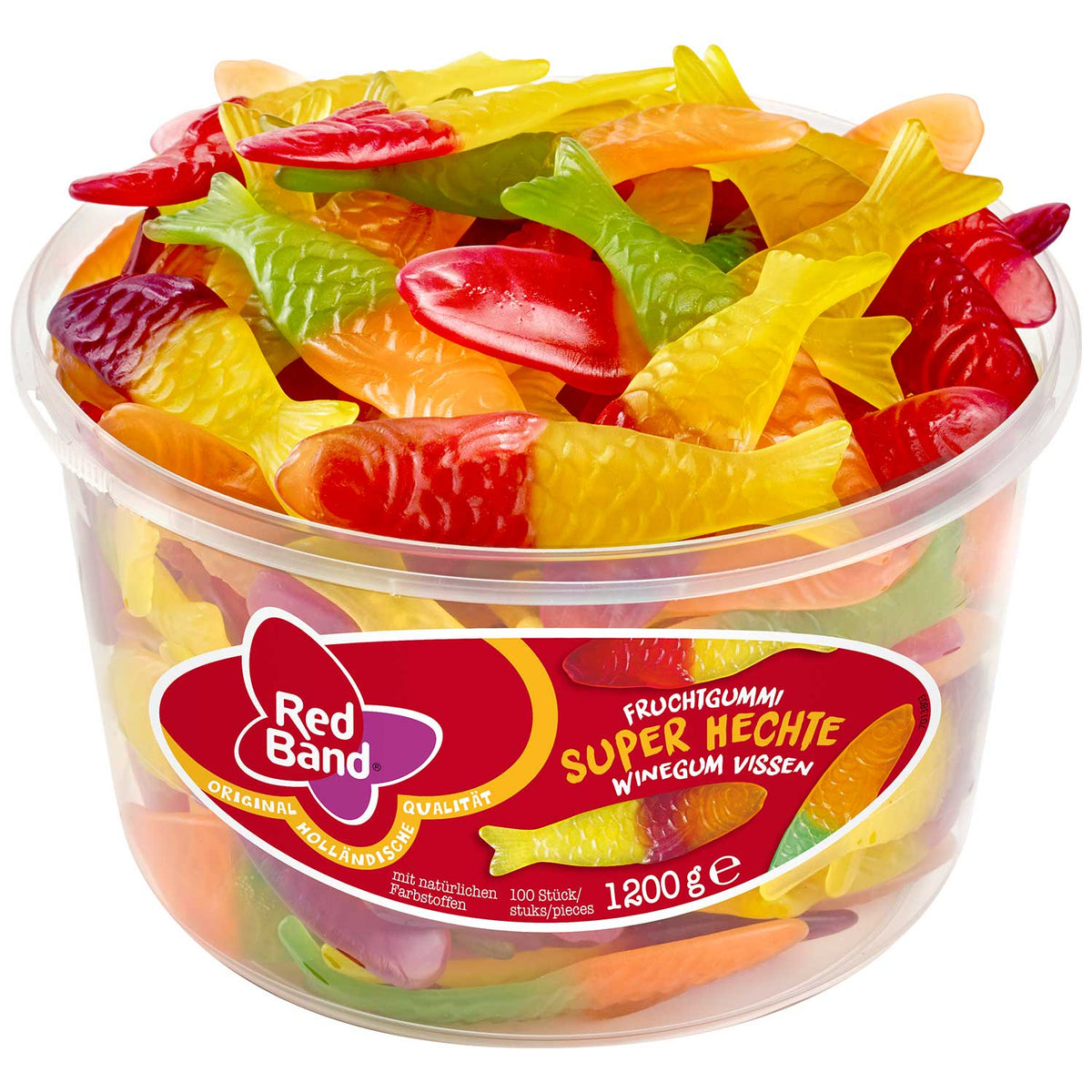 Red Band Super Hechte Fruchtgummi 100 Stück 1200 g