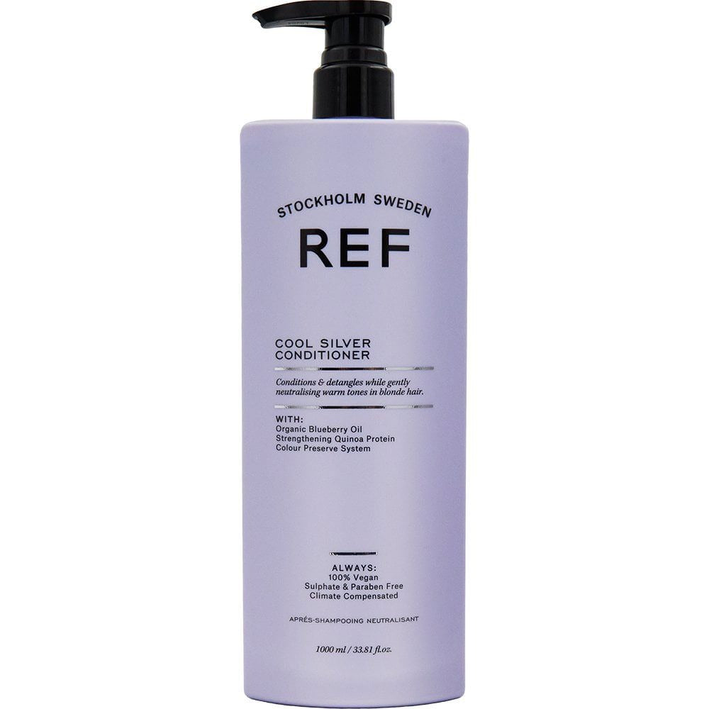 Ref Stockholm, Cool Silver, Sulfatfrei, Haarspülung, Neutralisieren warmer Töne, 1000 ml