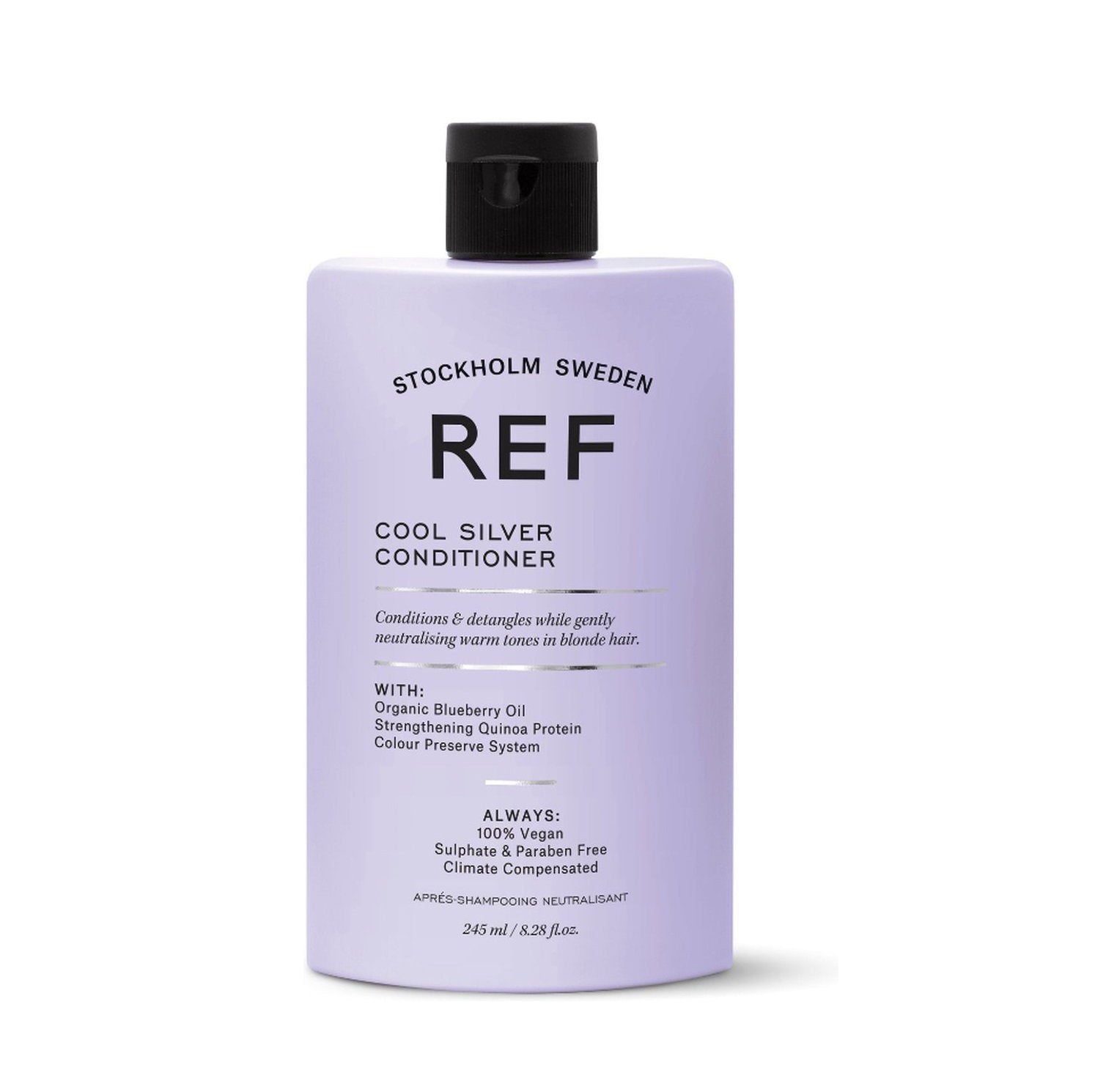 Ref Stockholm Ref Stockholm, Cool Silver, Sulfatfrei, Haarspülung, Neutralisieren warmer Töne, 245 ml Regular