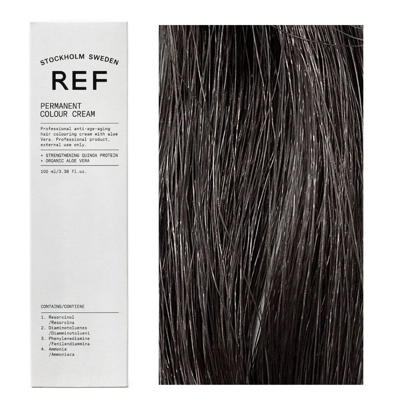 Ref Stockholm Ref Stockholm, Permanent Colour, Vegan, Permanente Haarfarbe, 4.11 Darkest Smoky Ash, 100 ml Regular