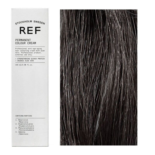 Ref Stockholm Ref Stockholm, Permanent Colour, Vegan, Permanente Haarfarbe, 4.11 Darkest Smoky Ash, 100 ml Regular
