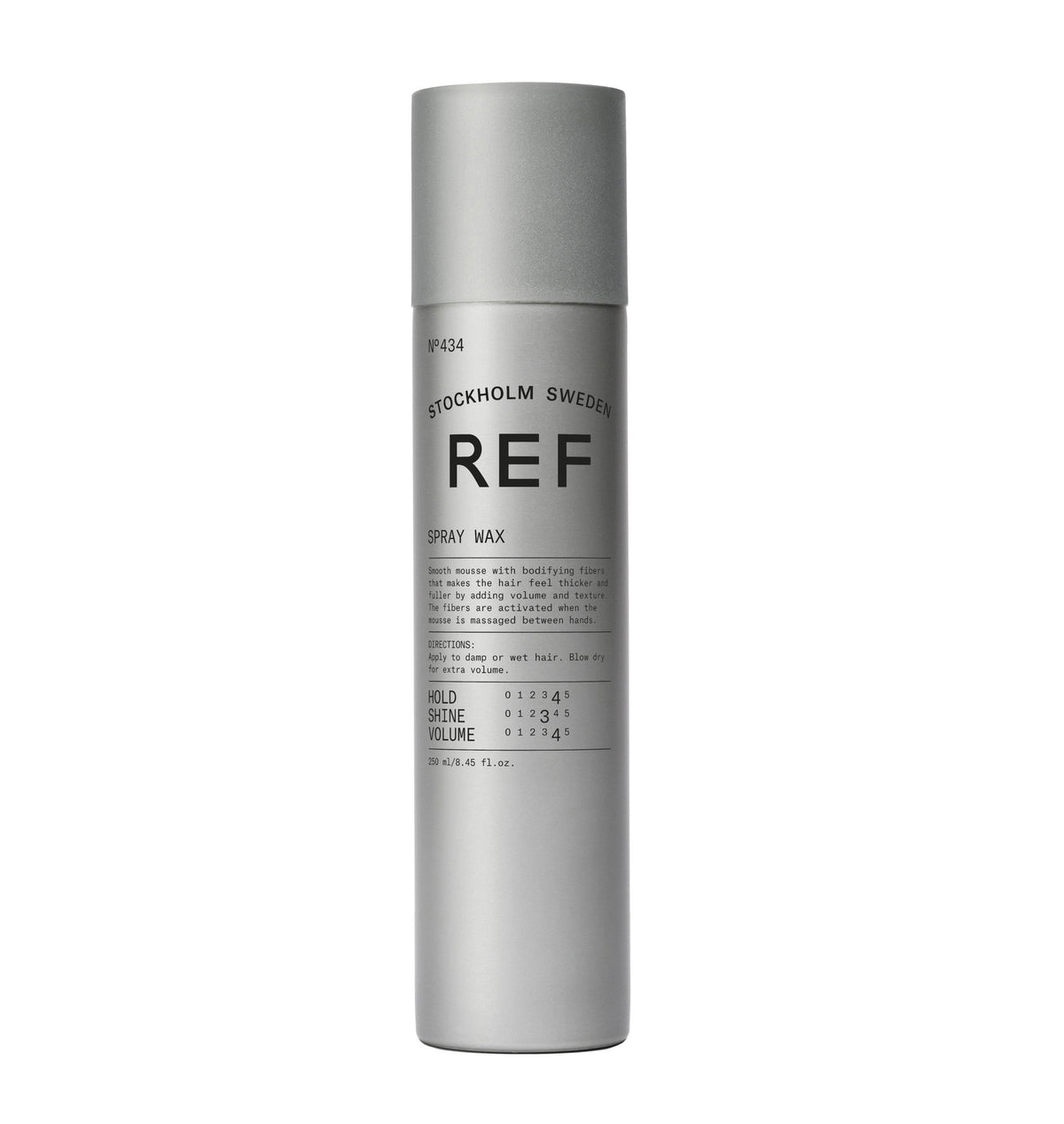 Ref Stockholm, Volume & Bodifying No.434, Vegan, Haarspray, Texturierung & Volumenverstärkung, Fester Halt, 250 ml