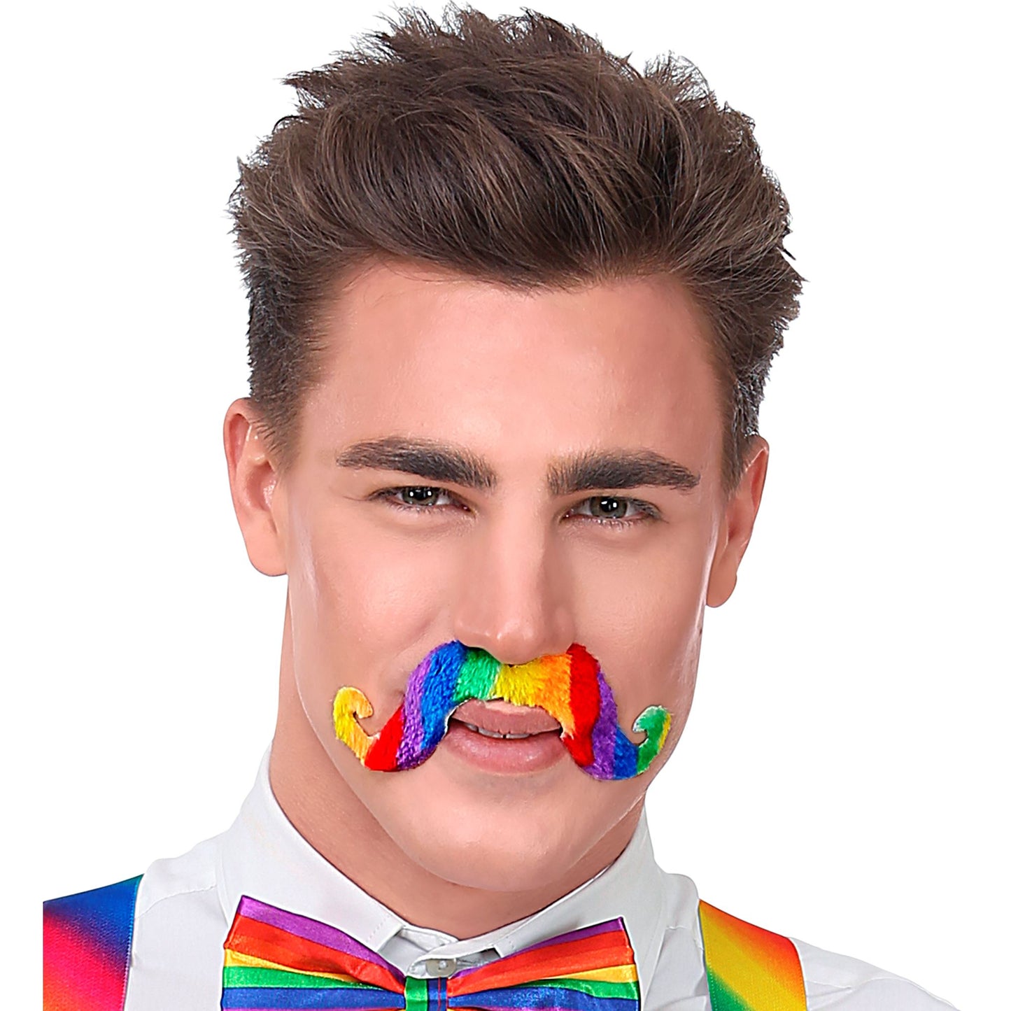 "REGENBOGEN BART ZUM ANKLEBEN" – Ansicht 3