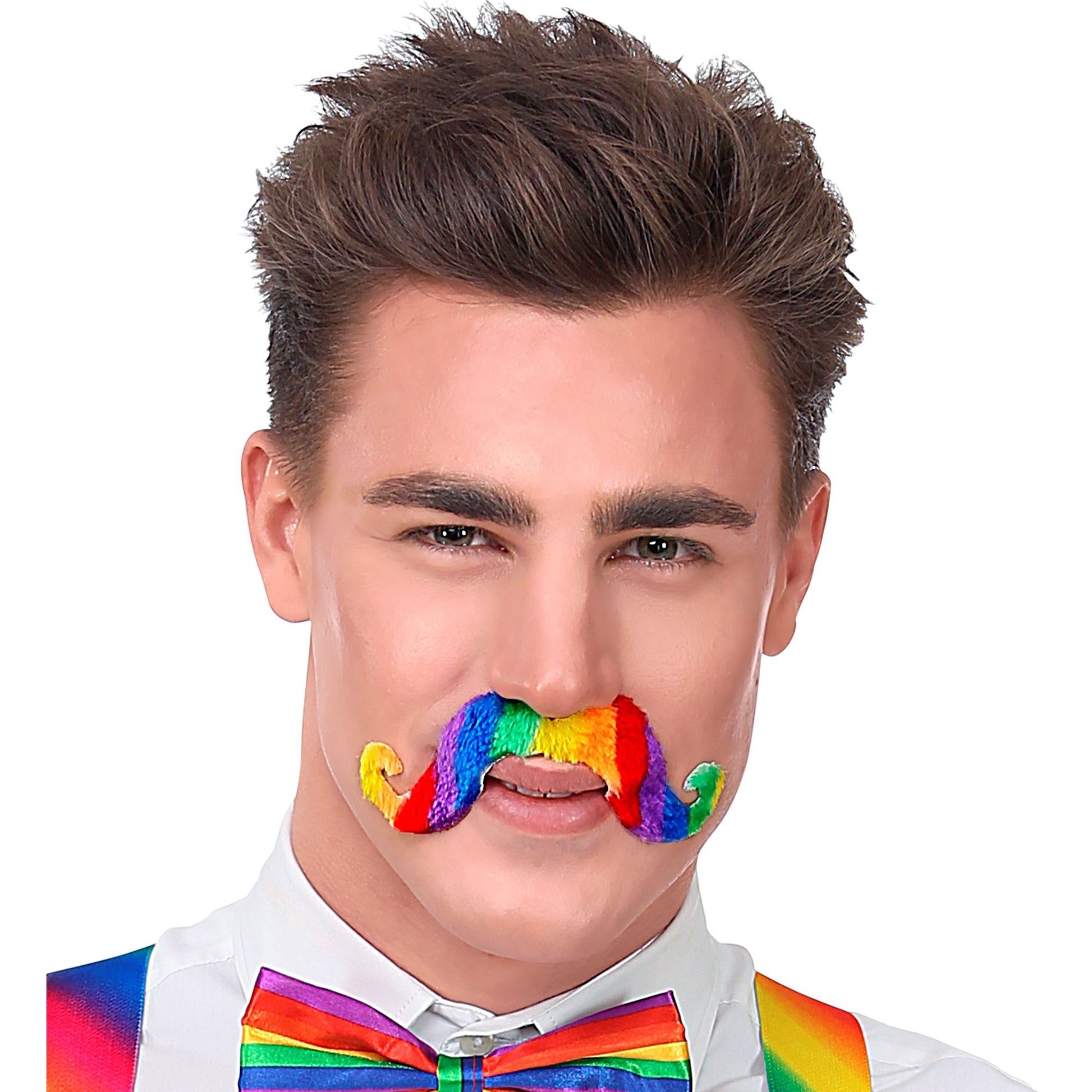 "REGENBOGEN BART ZUM ANKLEBEN" – Ansicht 3