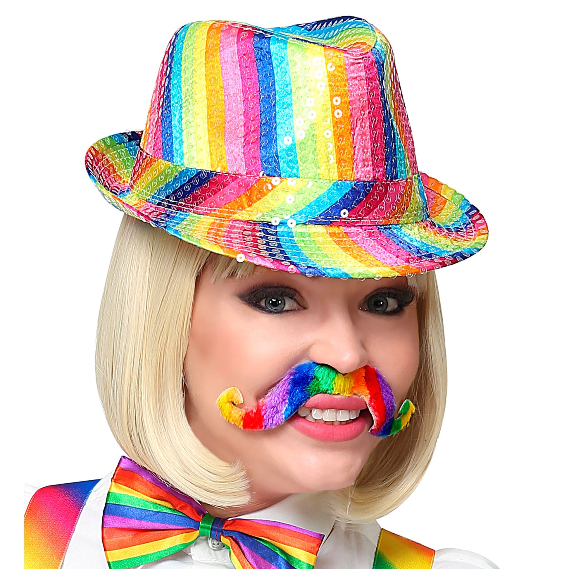 "REGENBOGEN BART ZUM ANKLEBEN" – Ansicht 5