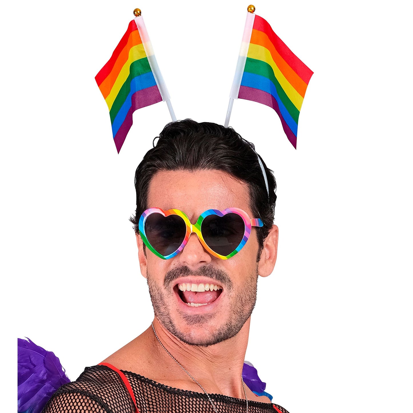 "REGENBOGEN FÄHNCHEN HAARREIF" – Ansicht 5