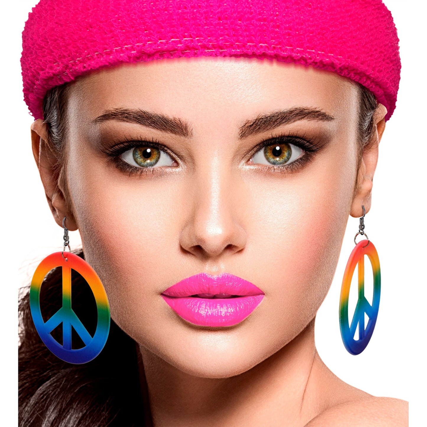 "REGENBOGEN HIPPIE OHRRINGE" – Ansicht 4