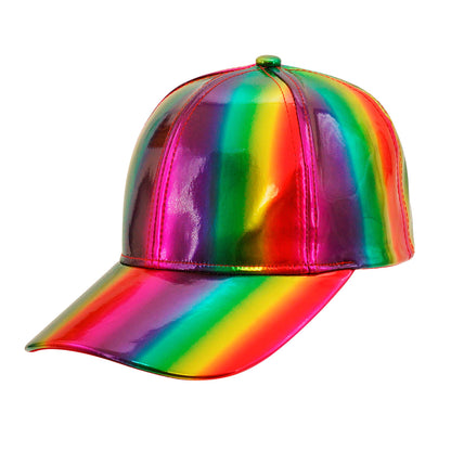 "REGENBOGEN HOLOGRAFISCHE BASECAP" – Vorderansicht