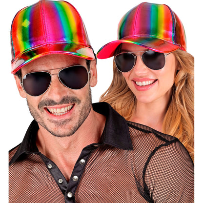 "REGENBOGEN HOLOGRAFISCHE BASECAP" – Ansicht 3