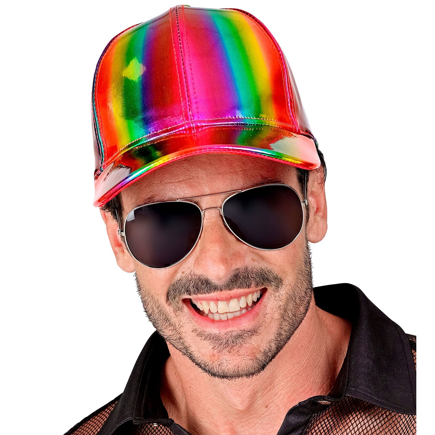 "REGENBOGEN HOLOGRAFISCHE BASECAP" – Ansicht 4