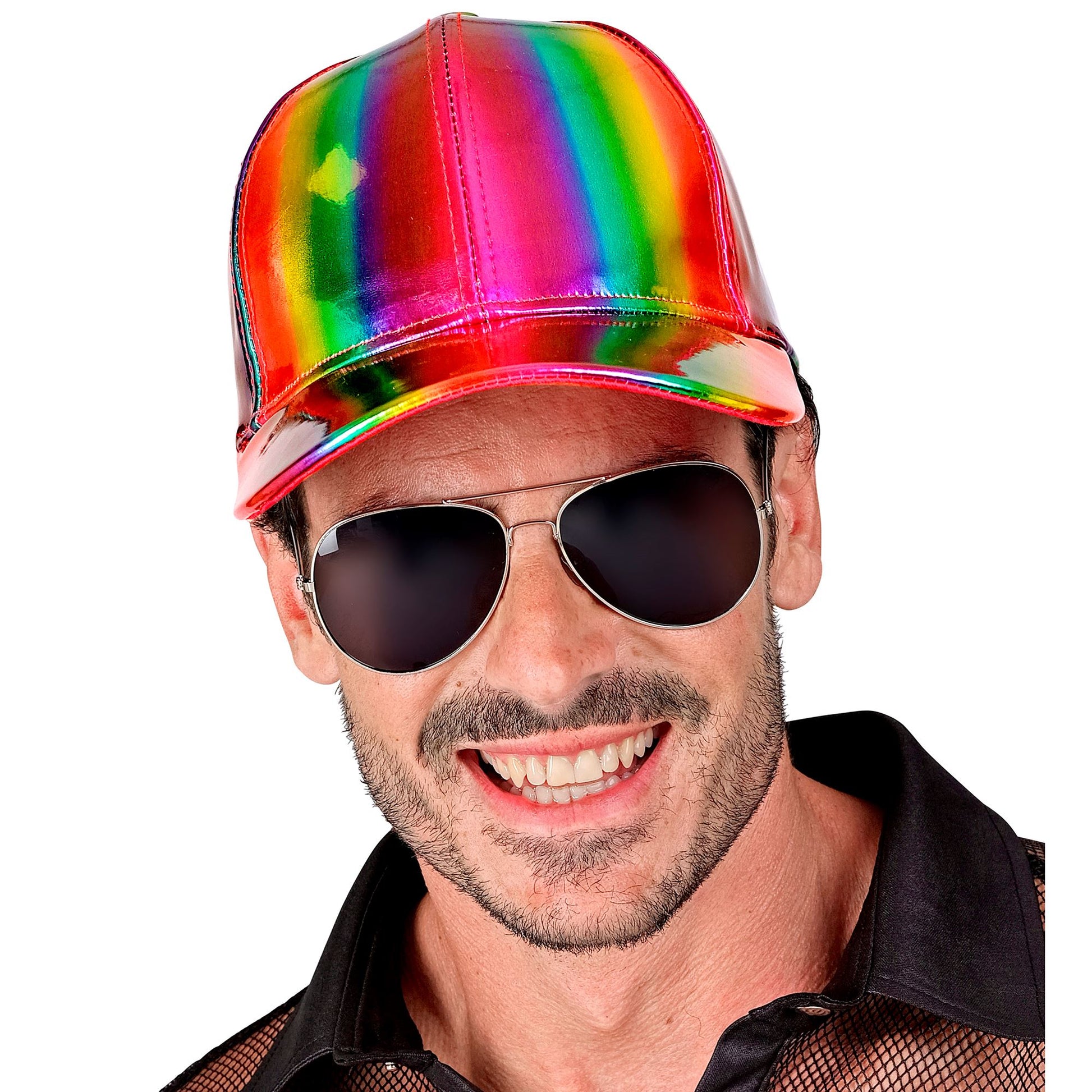 "REGENBOGEN HOLOGRAFISCHE BASECAP" – Ansicht 4