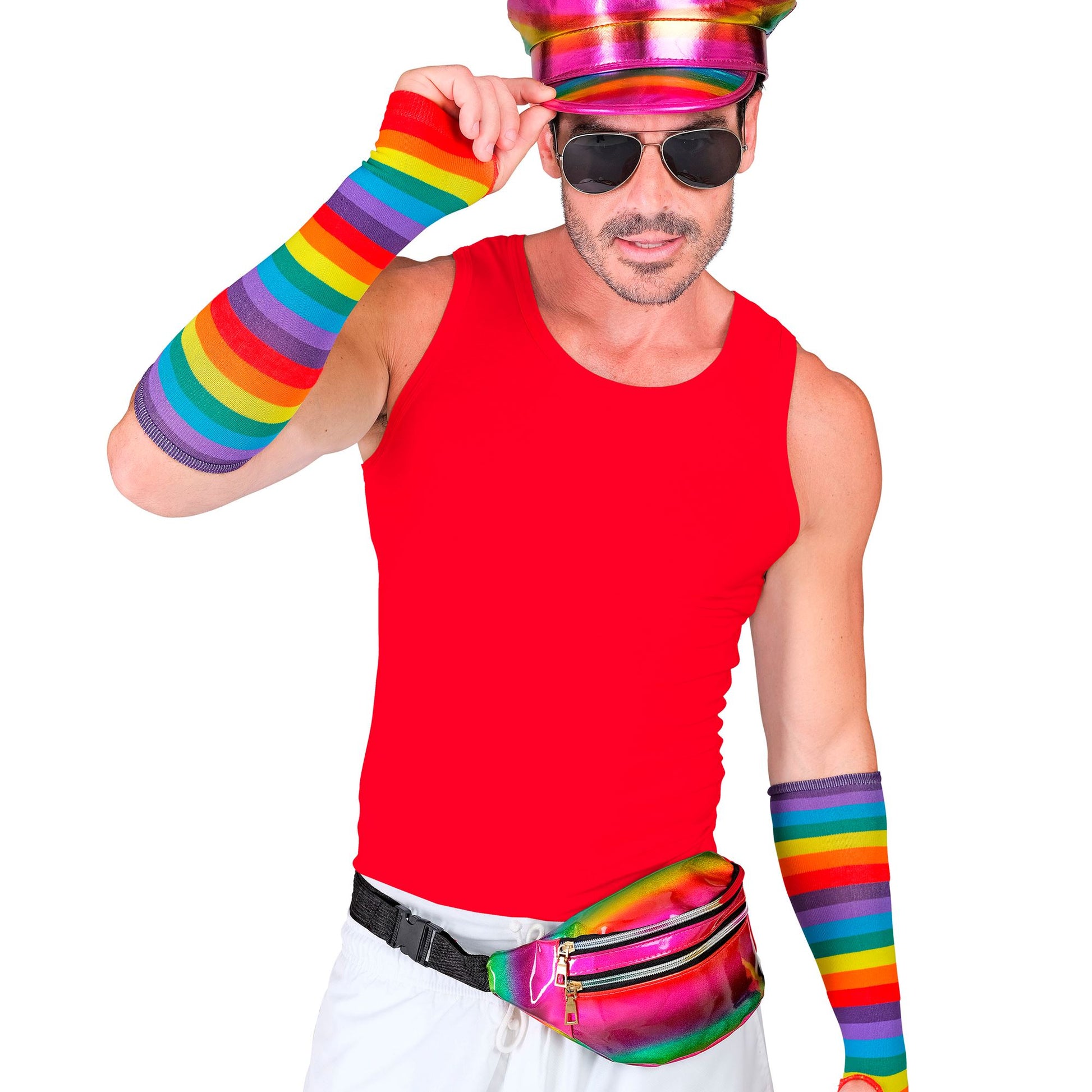 "REGENBOGEN HOLOGRAFISCHE GÜRTELTASCHE" – Ansicht 5