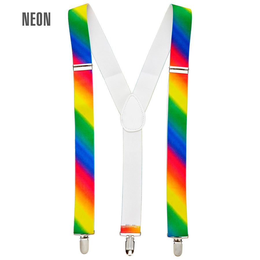 "REGENBOGEN HOSENTRAEGER" – Vorderansicht