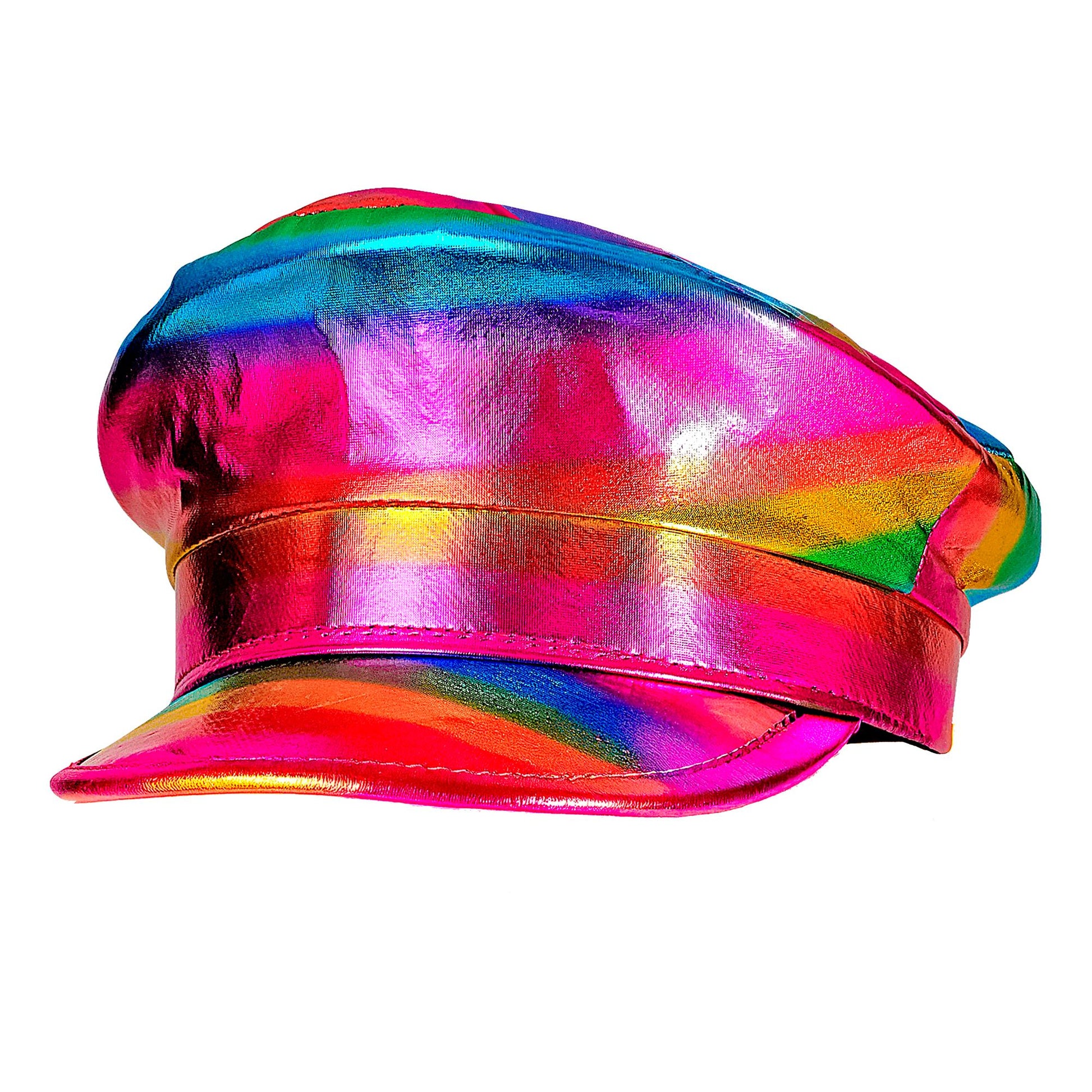 "REGENBOGEN KAPITÄNSMÜTZE" – Vorderansicht