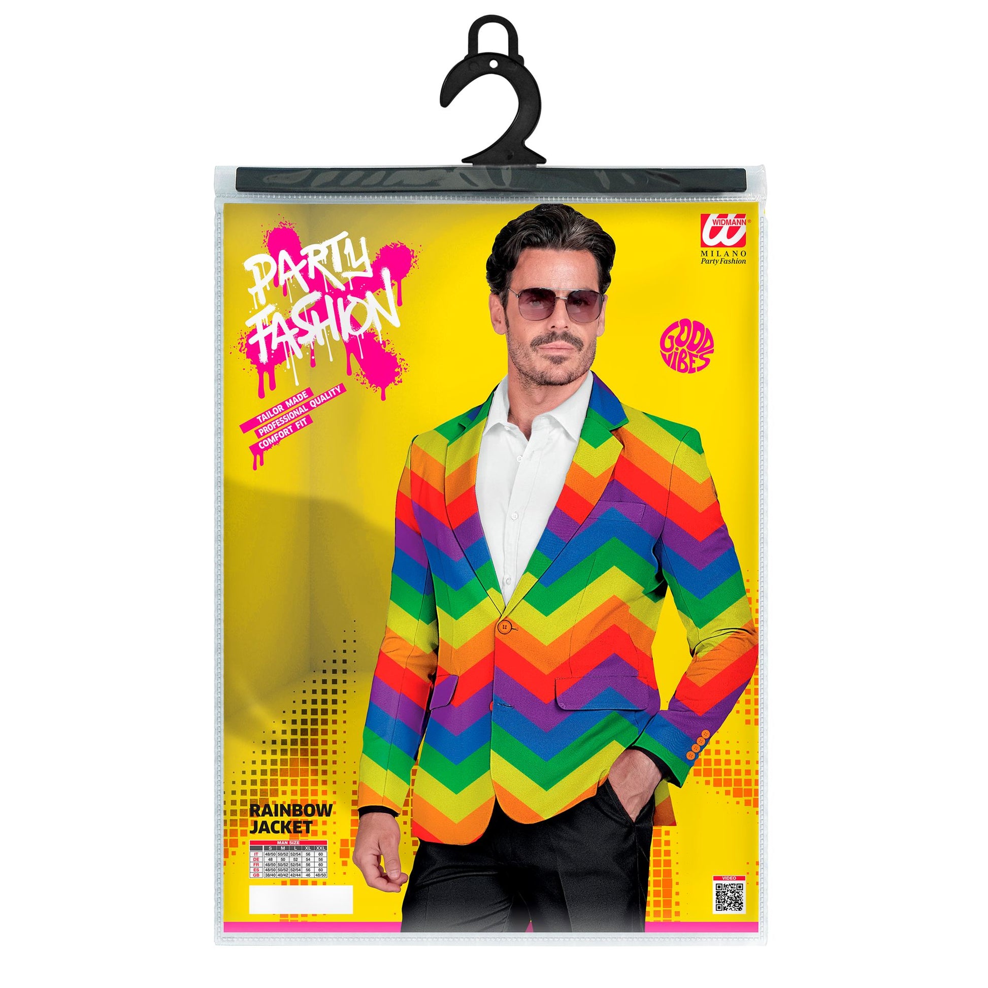 "REGENBOGEN PARTY FASHION JACKETT" (Jackett) – Detailansicht