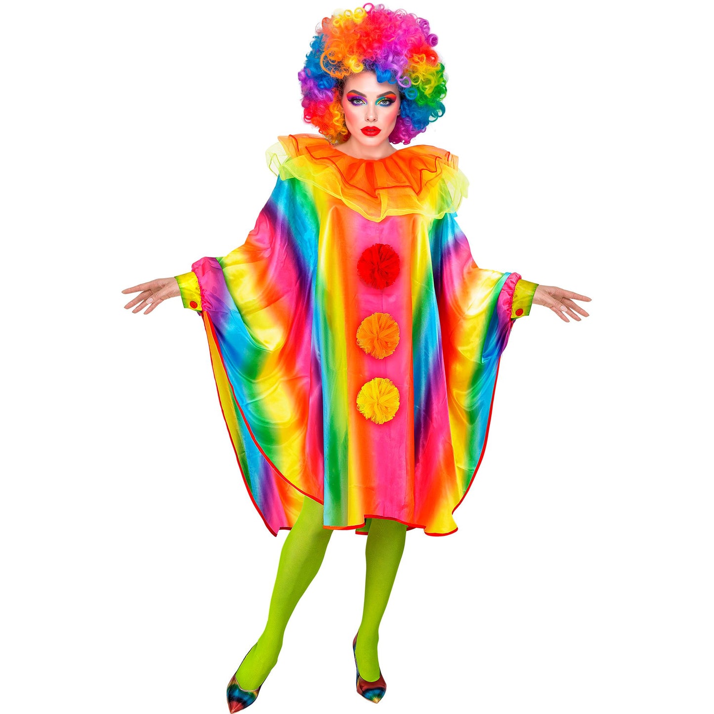 "REGENBOGEN PONCHO" – Detailansicht