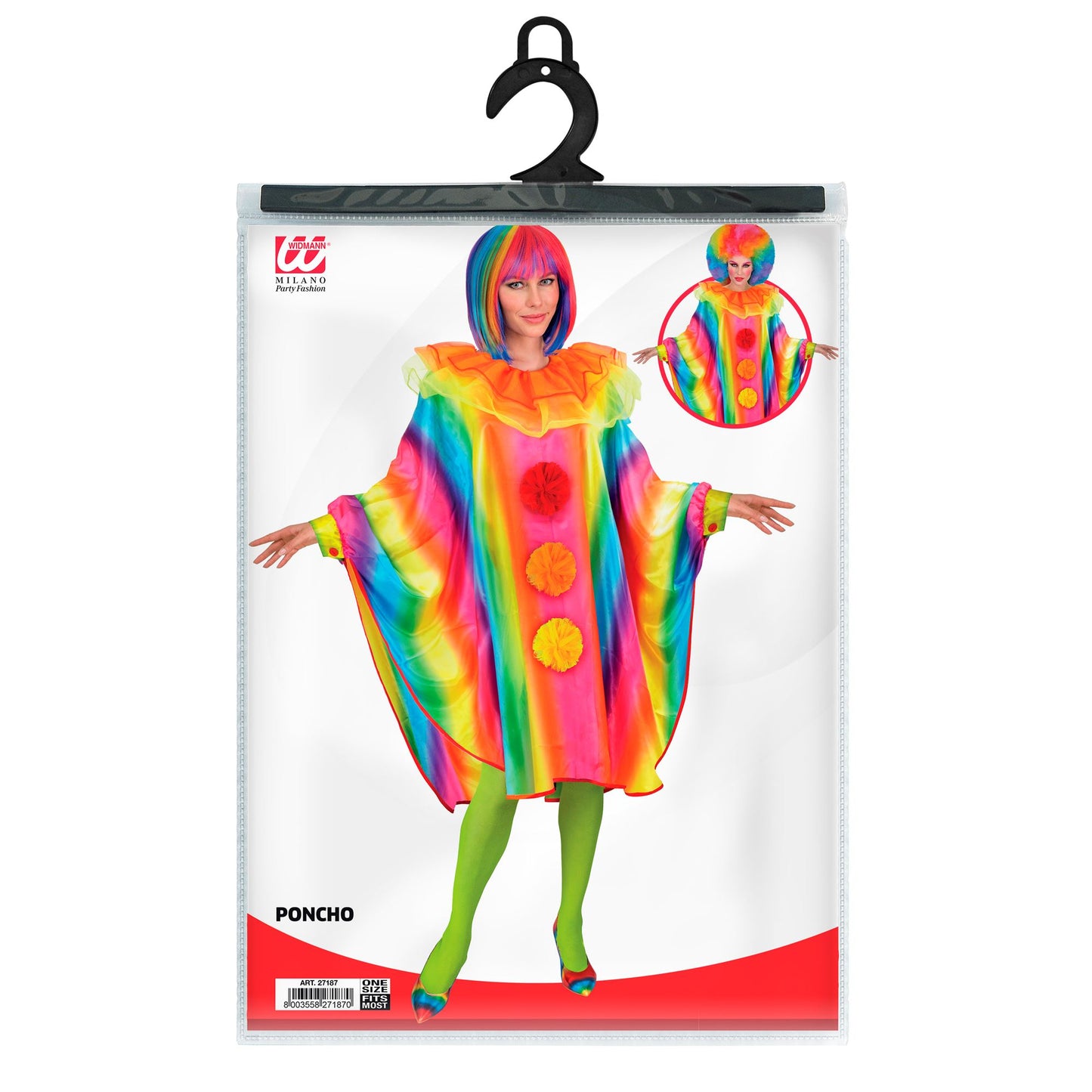 "REGENBOGEN PONCHO" – Ansicht 3