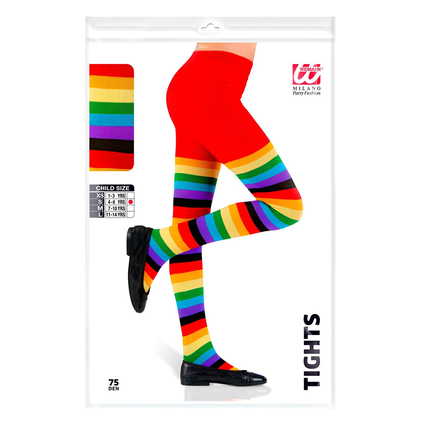 "REGENBOGEN STRUMPFHOSE" 75 DEN (Starke Qualität) – Detailansicht