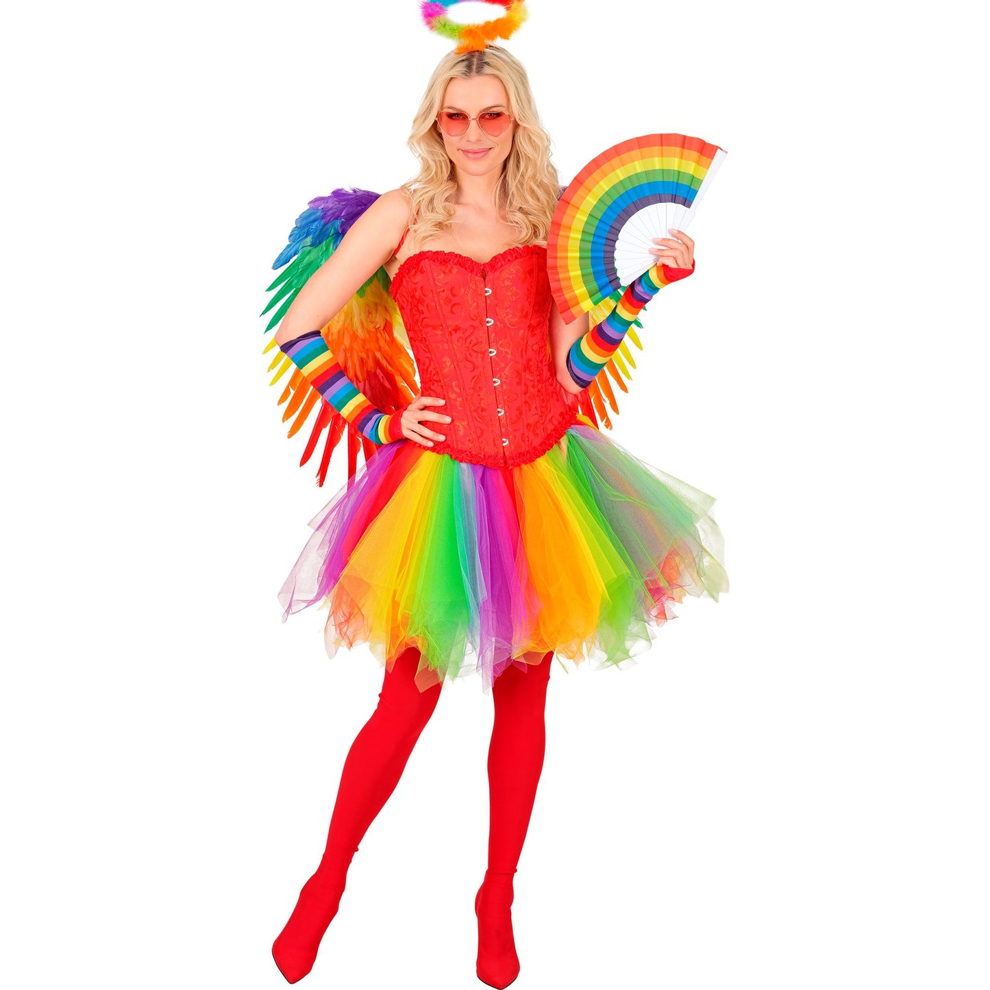 "REGENBOGEN TUTU" mit Innentasche für LED-Lichter – Ansicht 4